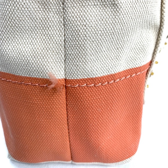 Coach Pierre Le Tan 14962 Beach Umbrella Canvas Tote Shoulder Bag Embellish Rare - Picture 11 of 11